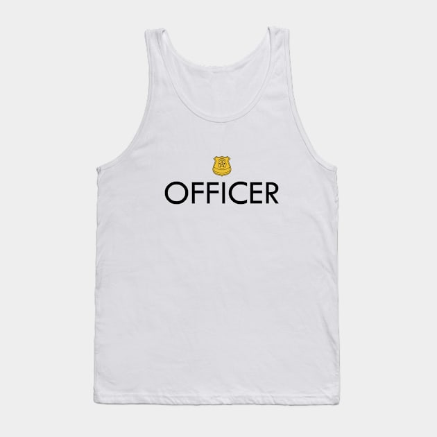 Officer police Tank Top by ryspayevkaisar